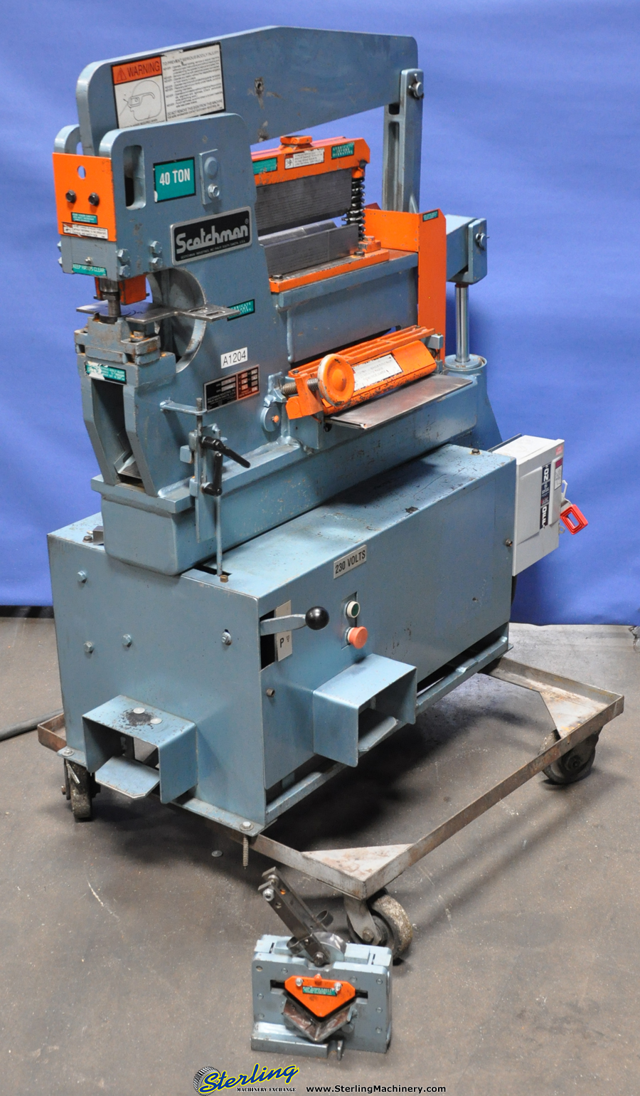 Used Scotchman Hydraulic Ironworker Ironworkers Sterling Machinery