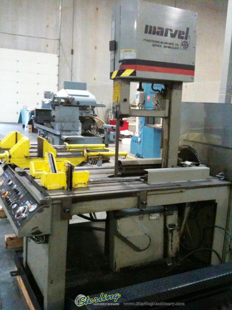 Used-MARVEL-Used Marvel Automatic Tilting Vertical Bandsaw-MV460 PC-2-A1205-04