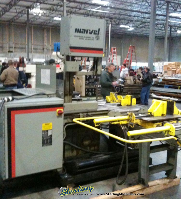 Used-MARVEL-Used Marvel Automatic Tilting Vertical Bandsaw-MV460 PC-2-A1205-05