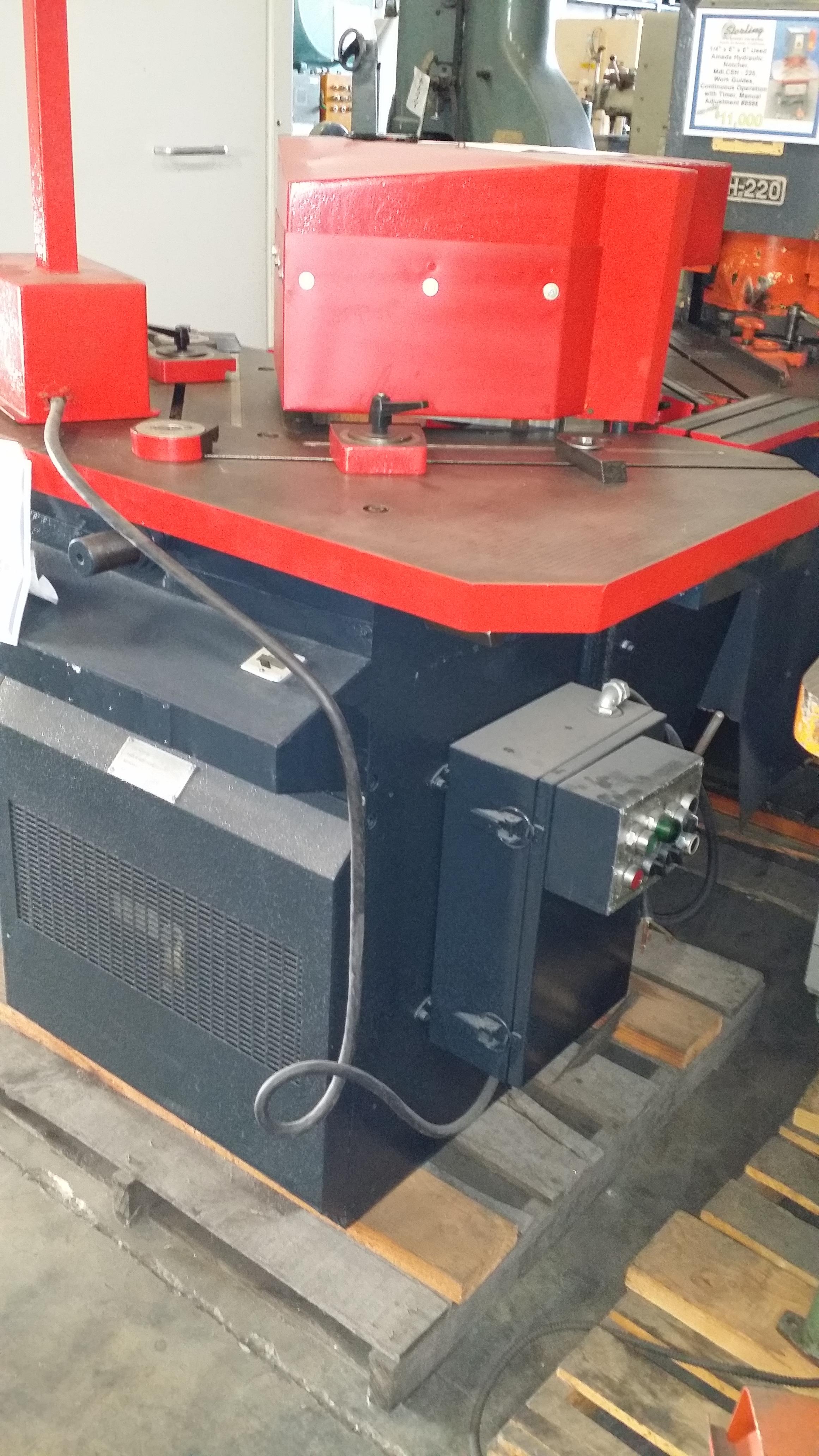 Used Comaca Dual Hydraulic Variable Angle Notcher Notching Machines
