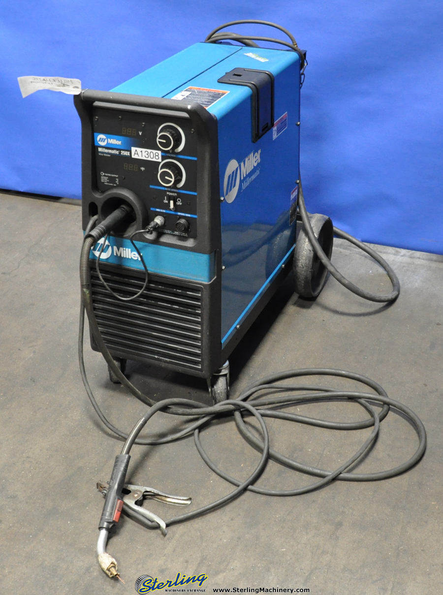 for-sale-200-amp-used-miller-mig-welder-mdl-millermatic-250x-torch