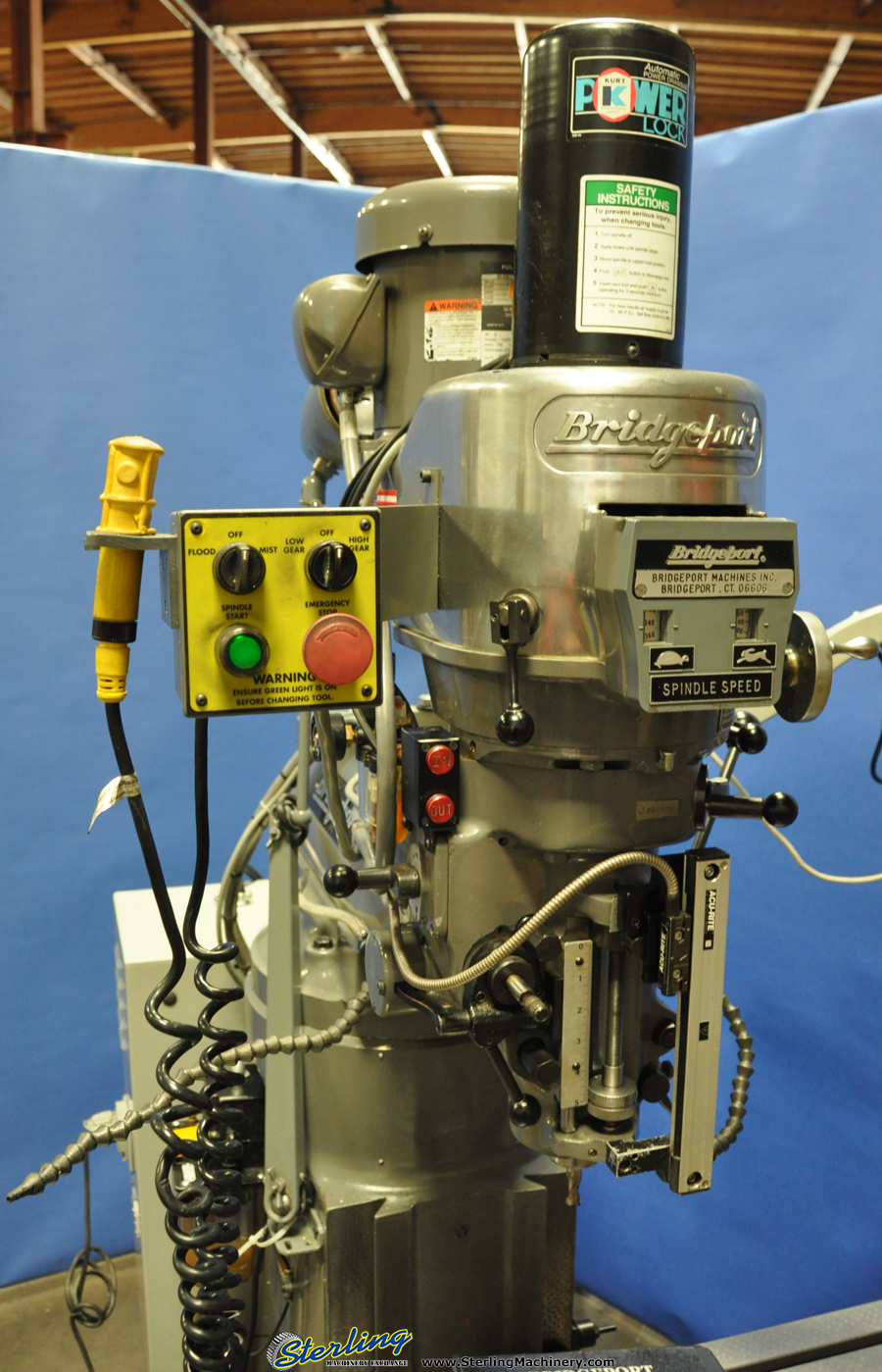 For Sale 9" x 48" Used Bridgeport Series 1 EZ Trak CNC Vertical Mill