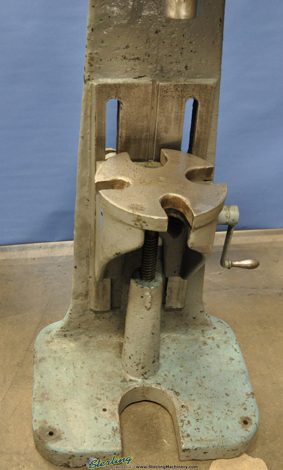 For Sale 7 Ton Used Greenerd Ratchet Arbor Press, Mdl. 4, Adjustable