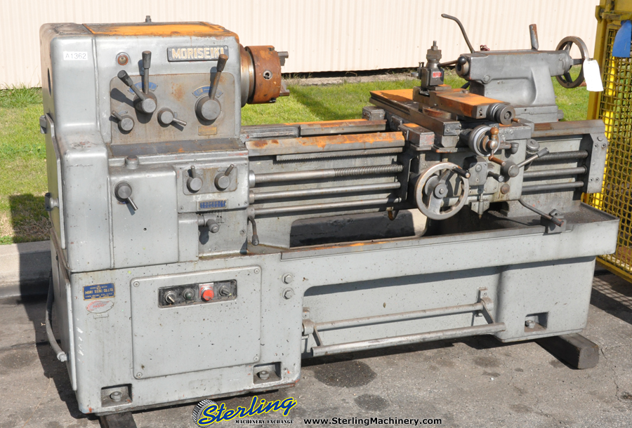 For Sale 17" x 36" Used Mori Seiki Engine Lathe, Mdl. MS850, 3 Jaw