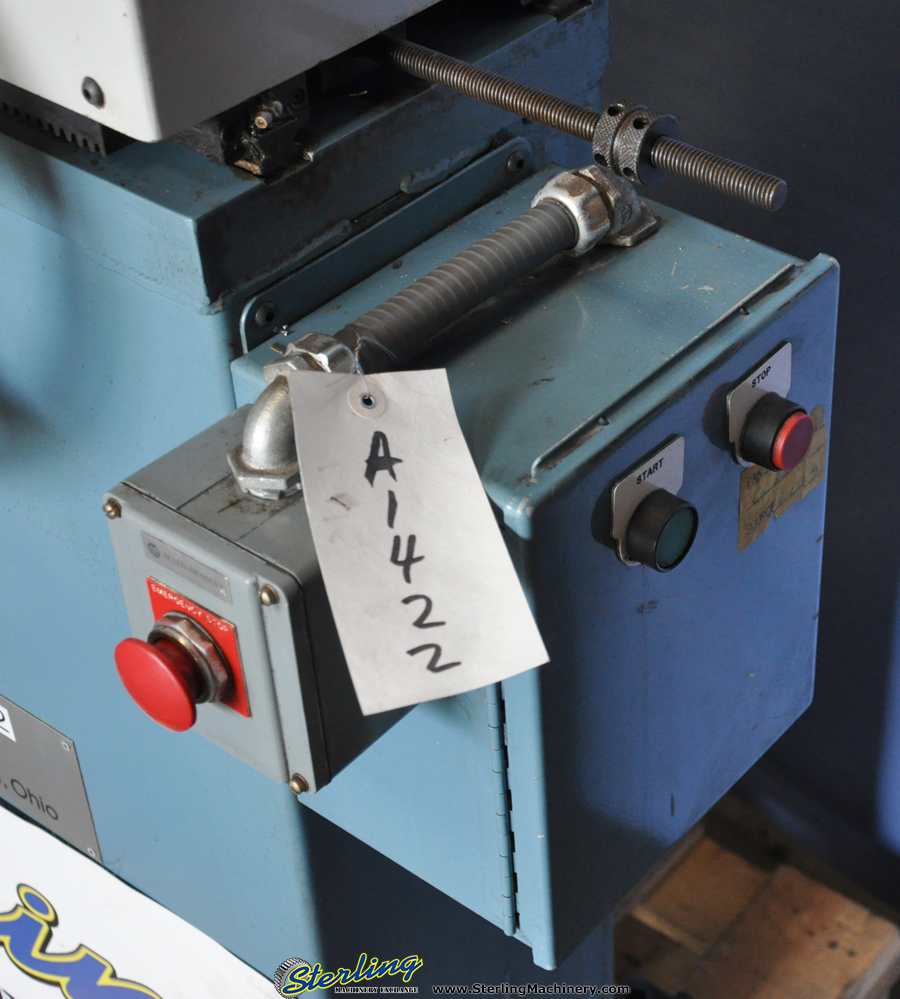 For Sale 3" Used LNS Bar Chamfering Machine, Mdl. 76JB3, 10" 3 Jaw