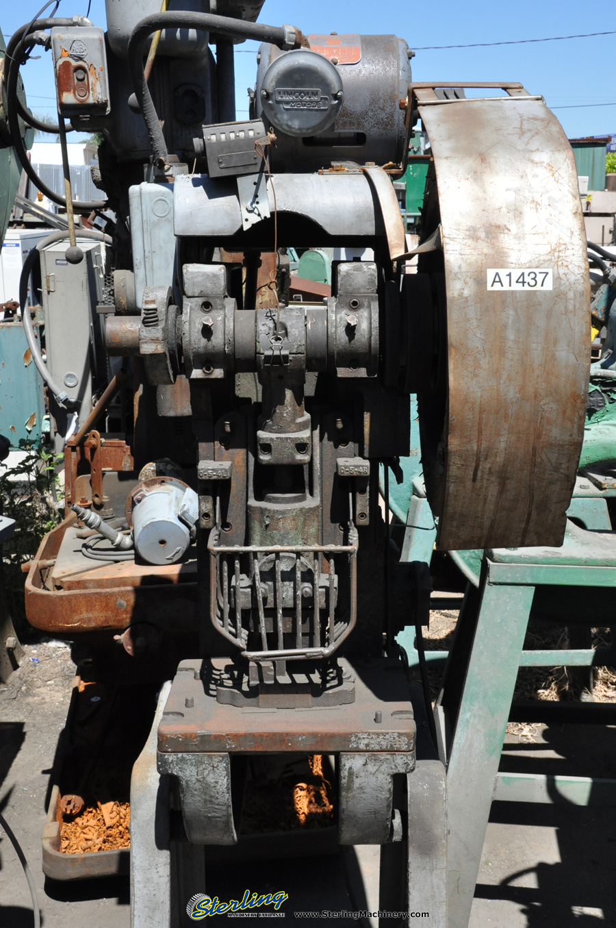 Used Kenco OBI Punch Press O.B.I. Flywheel Type Single Crank