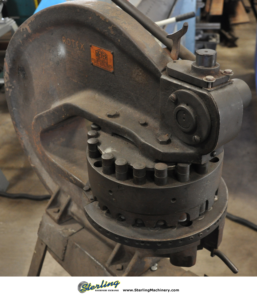 Used Rotex Hand Turret Punch Punches Sterling Machinery