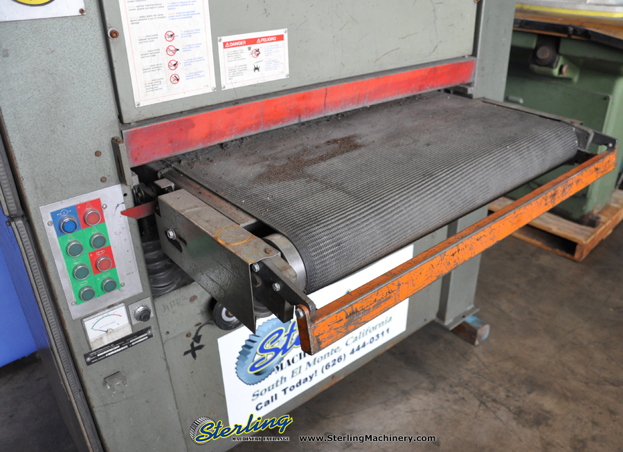 For Sale 36" Used Grindmaster Belt Grinder Dry Sander for Sheet Metal