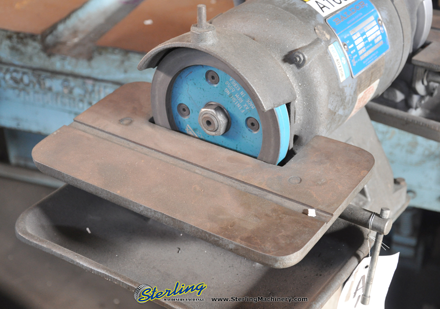For Sale 6" Used Baldor Carbide Tool Grinder, Mdl. 522, Stand