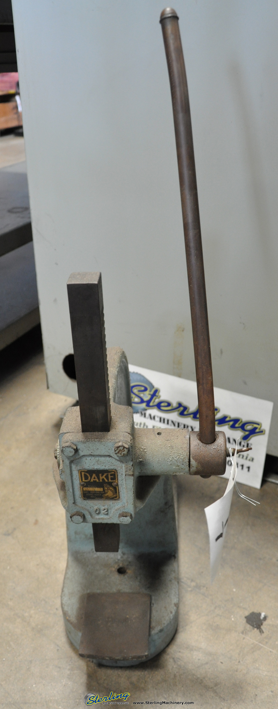 Used-DAKE-Dake Ratchet Type Arbor Press-Y-A1617-03