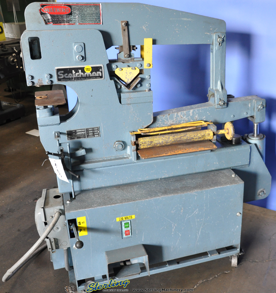 Used Scotchman Hydraulic Ironworker Ironworkers Sterling Machinery