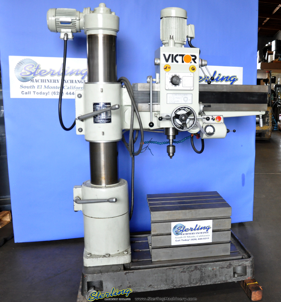 Used Victor Radial Arm Drill Drills Sterling Machinery