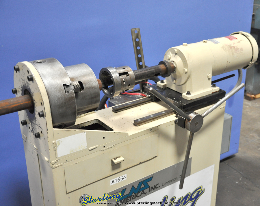 For Sale 1/2'' 3'' Used LNS Bar Chamfering Machine, Mdl. 76 JB 3