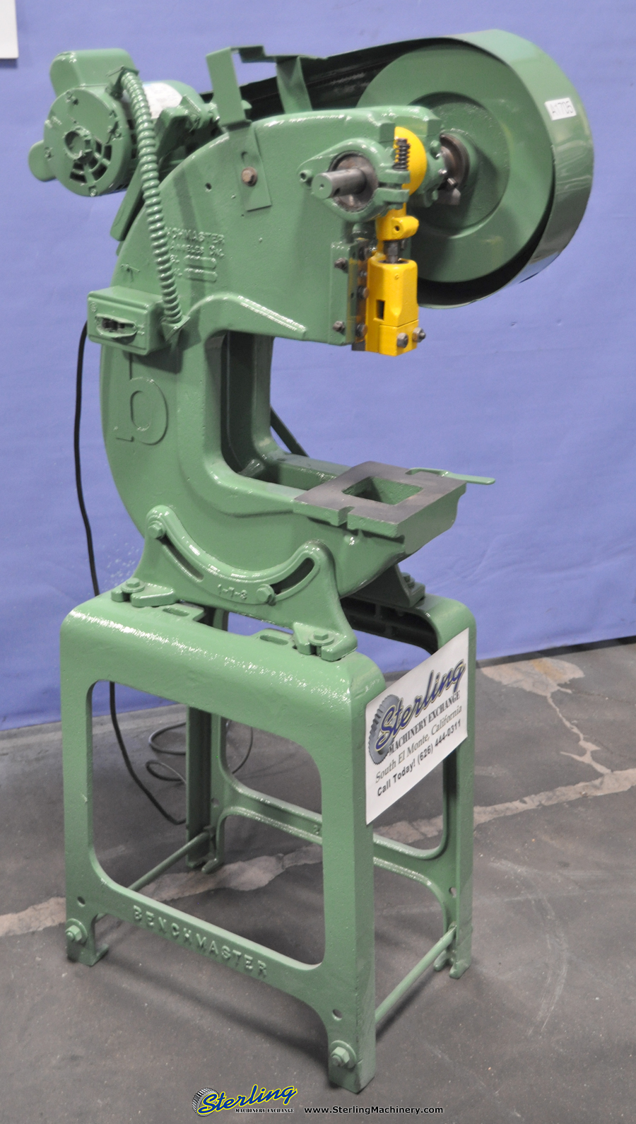 Used Benchmaster OBI Punch Press (Deep Throat) Sterling Machinery