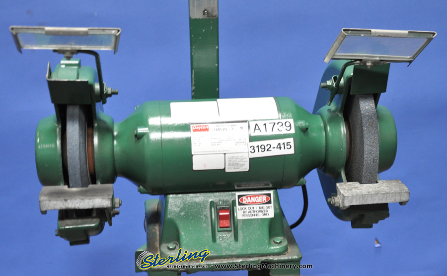 Used Dayton Pedestal Grinder Pedestal Type & Polishers Grinders Sterling Machinery