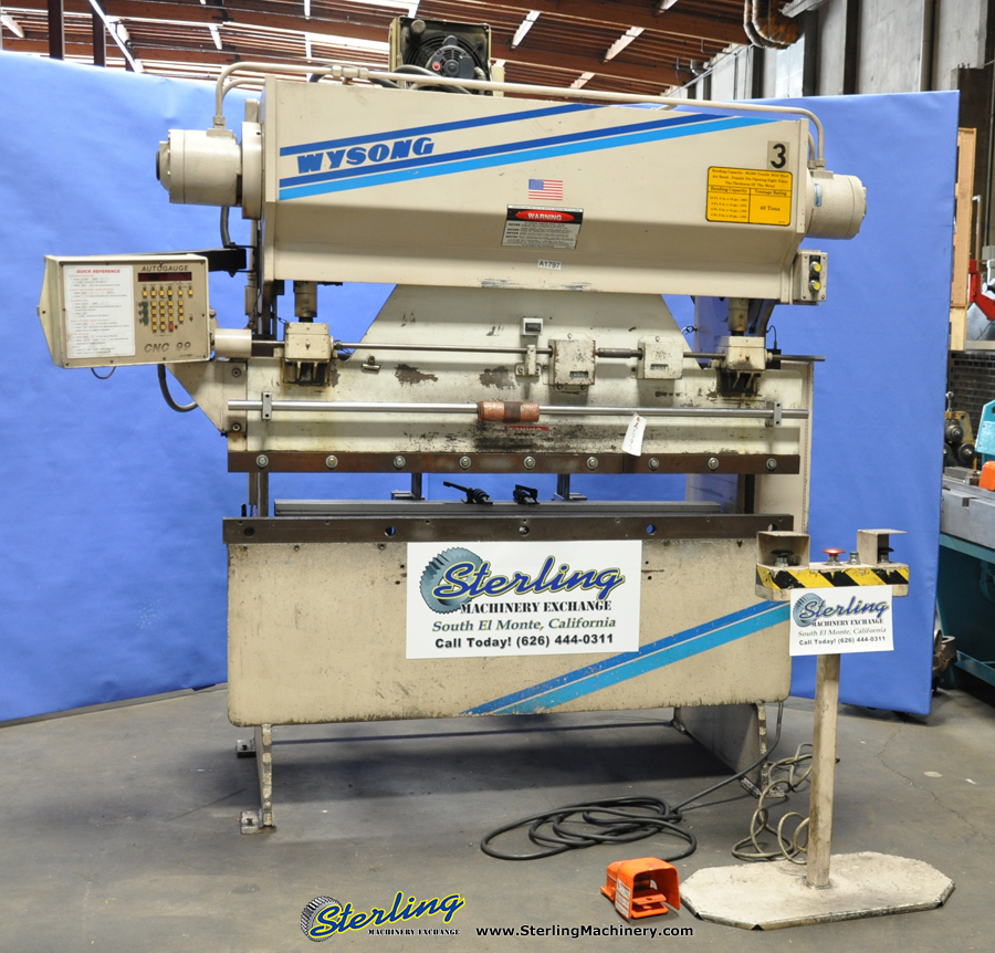 Used HydraMechanical Wysong CNC Press Brake Hydraulic Press Brake