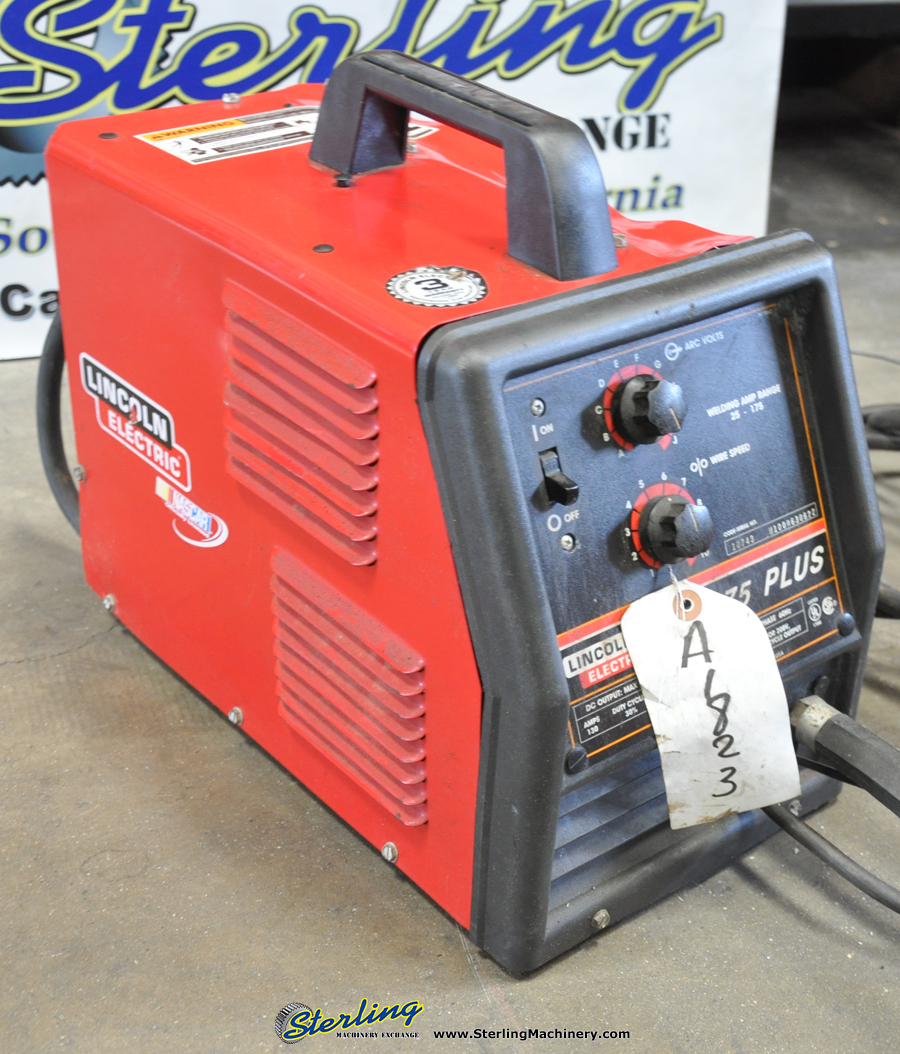 For Sale Used Lincoln Mig Welder Mdl SP 175 Plus A1823 Sterling 