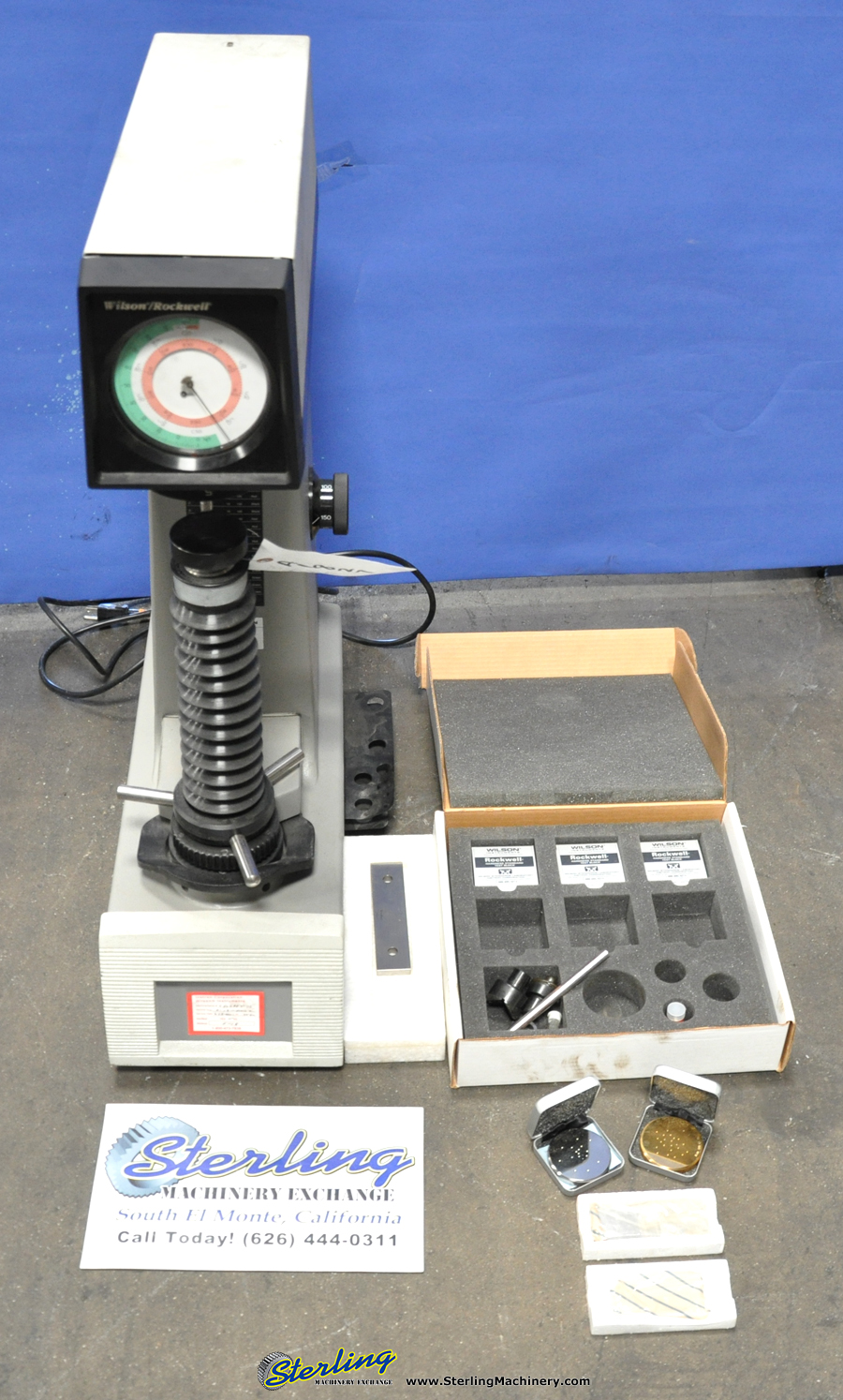 Used Wilson Rockwell Hardness Tester Testers Sterling Machinery