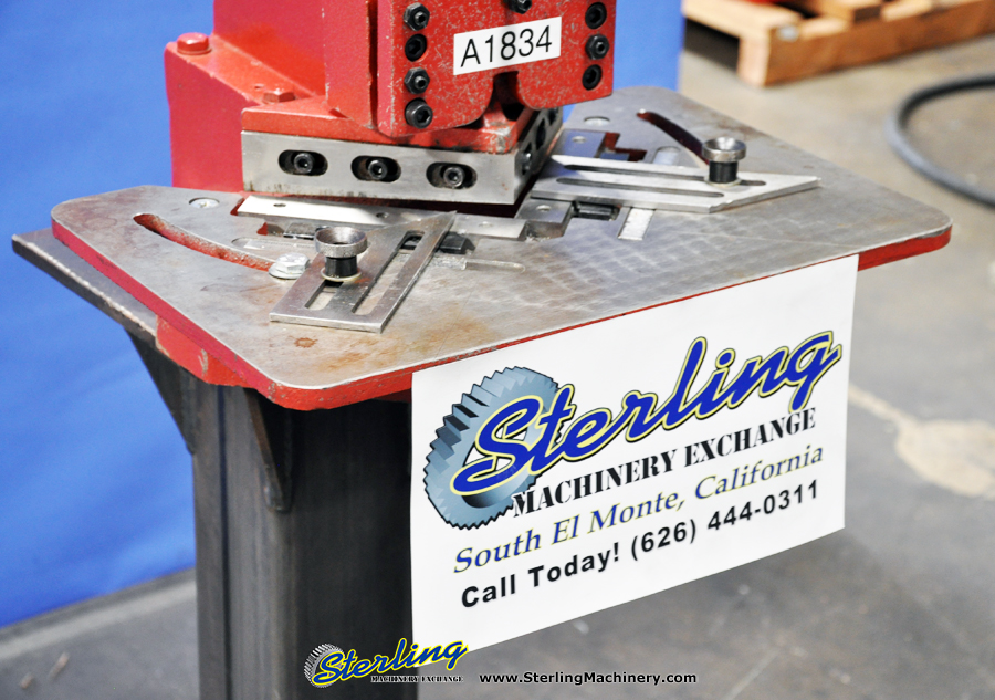 Used Central Bench Top Hand Notcher Notching Machines Sterling Machinery