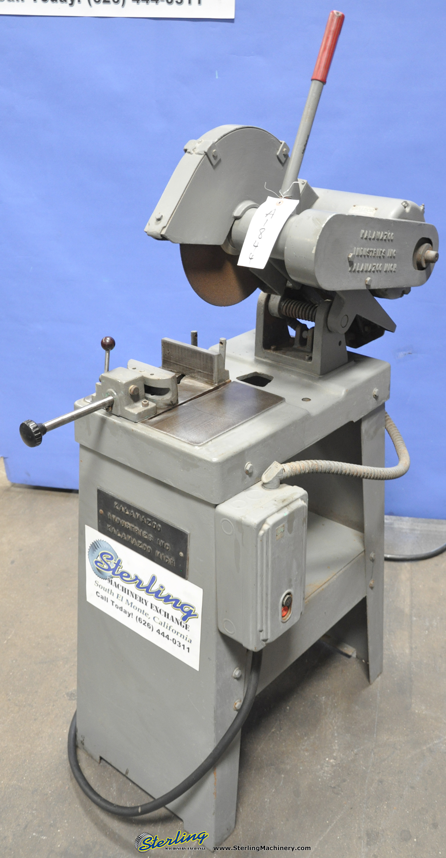 Used Kalamazoo Abrasive Chop Saw Machine Abrasive & Friction Saws