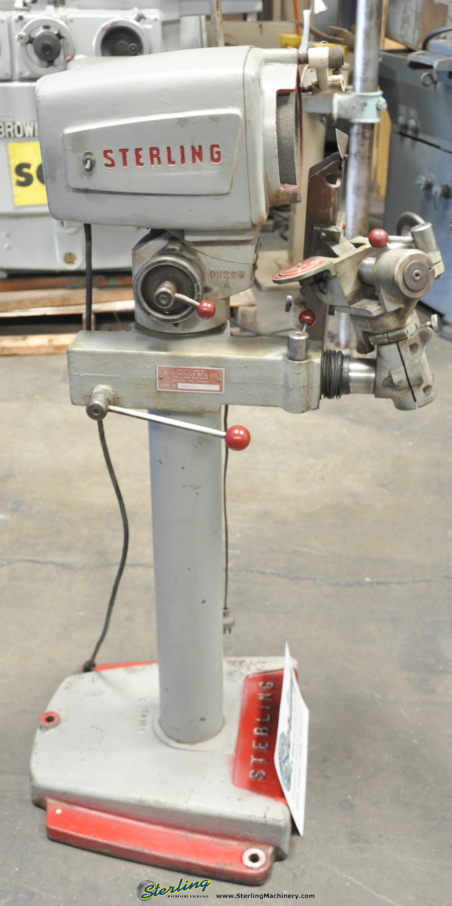 For Sale 1/8" 2 1/2" Used Sterling Twist Drill Grinder, Mdl