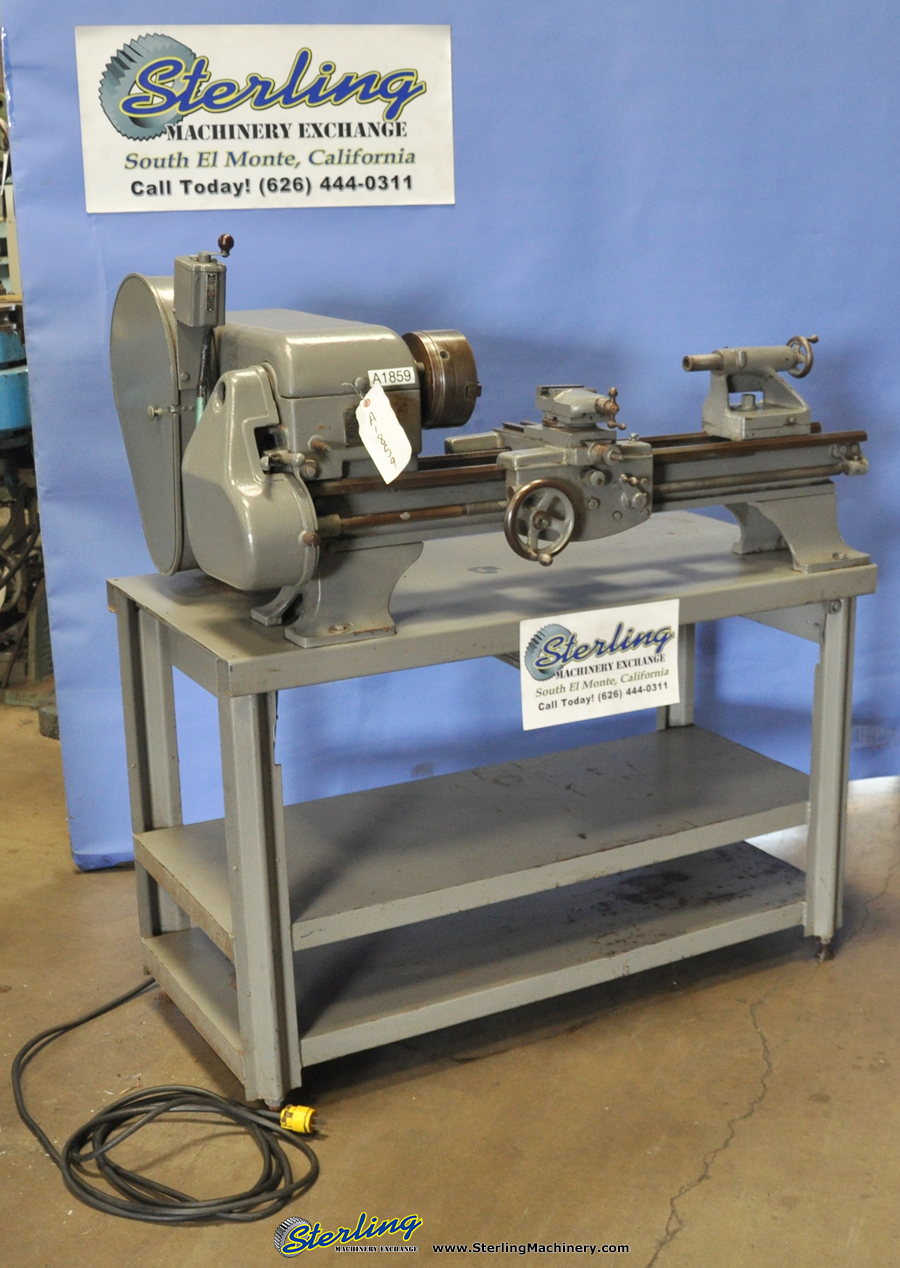 For Sale 12" x 23" Used Logan Engine Hobby Lathe, Mdl. 2555V, 3 Jaw