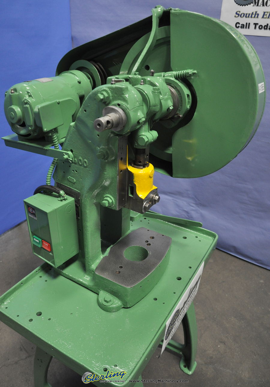 Used V & O Mechanical Punch Press O.B.I. Flywheel Type Single Crank