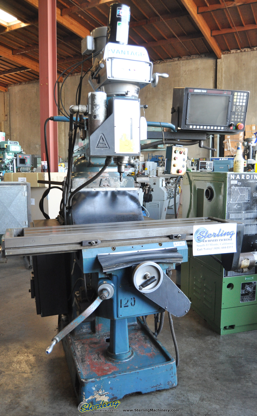 Used Vantage 3 Axis CNC Vertical Milling Machine Needs 