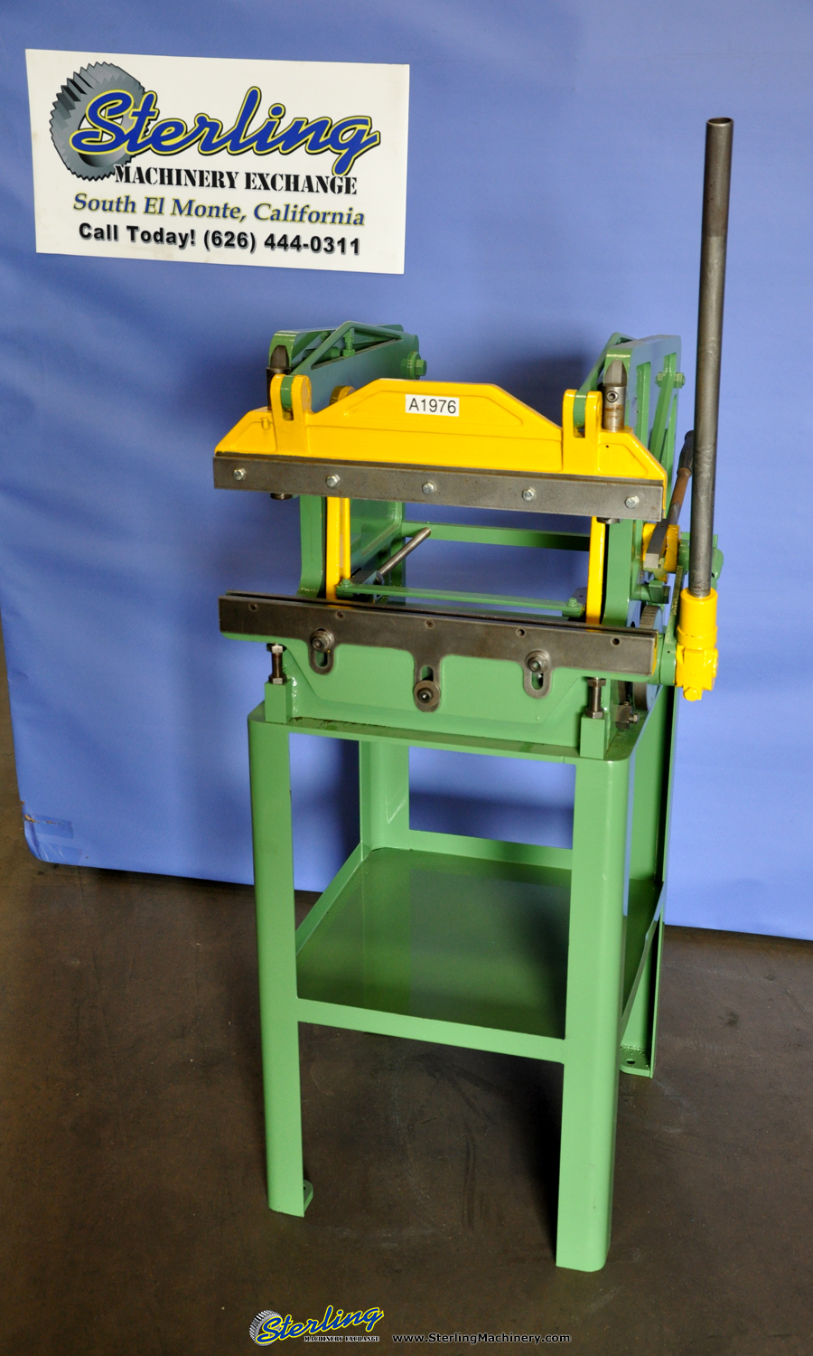 For Sale 16 Ga. x 2' Used DiAcro Hand Press Brake, Mdl. 1624, Rear