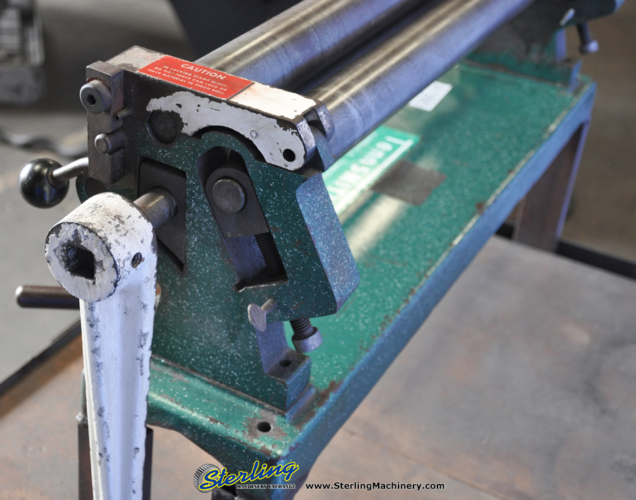 Used Tennsmith Hand Metal Slip Roll Plate Bending (Slip Roll, Pyramid