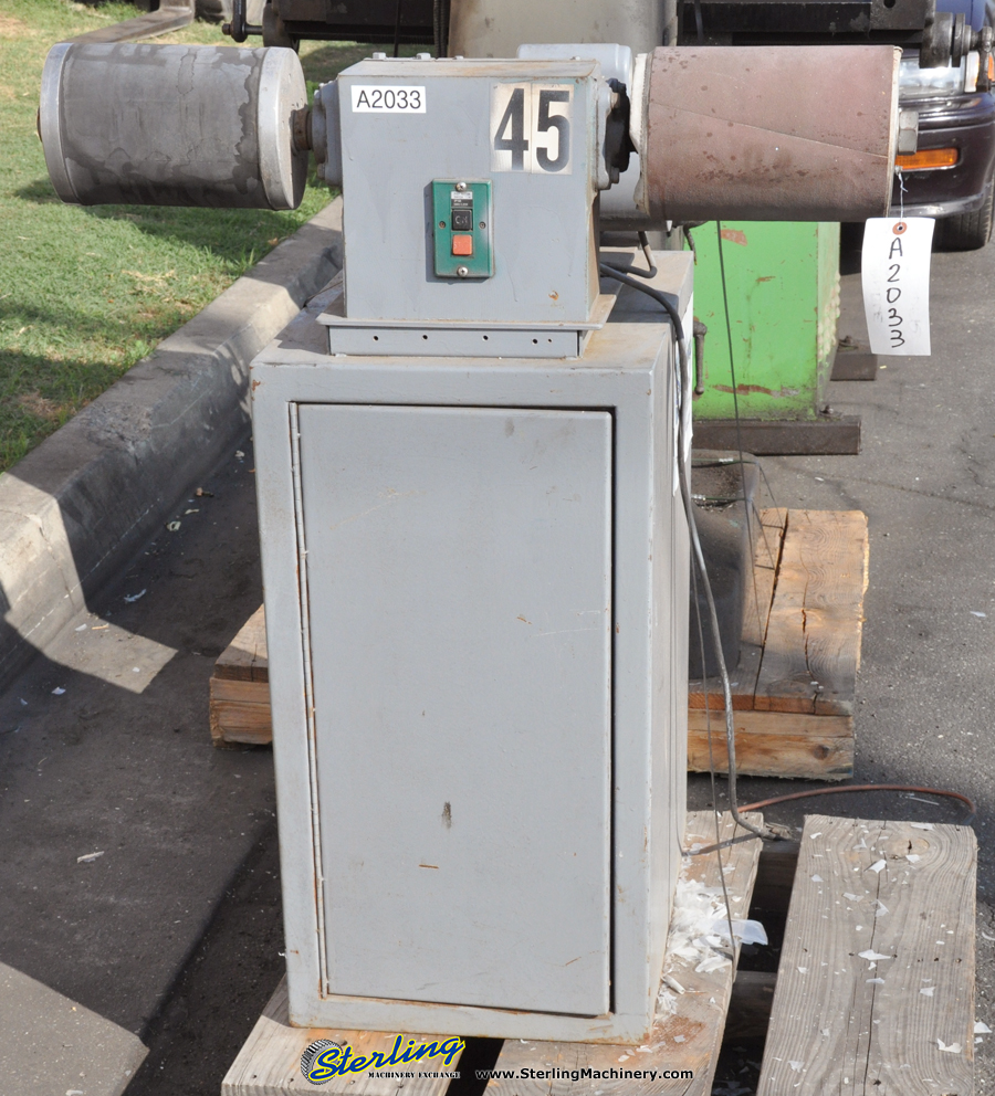 Used Lobo Double End Pneumatic Drum Sander Woodworking Machines