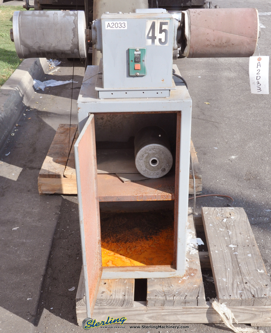 Used Lobo Double End Pneumatic Drum Sander Woodworking Machines