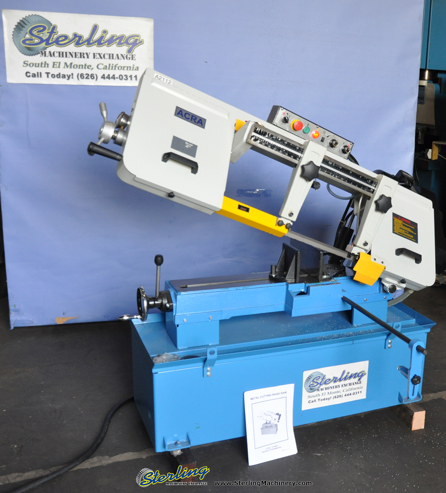 Brand New Acra Horizontal Variable Speed Band Saw Sterling Machinery