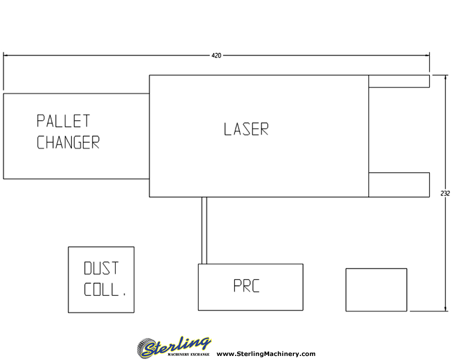 Used-PriMach-Used Prima CNC Laser Cutting Machine W/ Shuttle Table-LM1530-A2121-021
