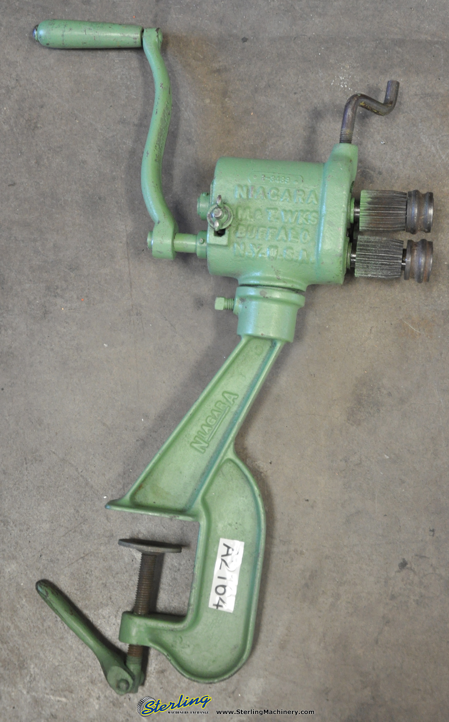 Used Niagara Hand Crimper and Beader Machine Sterling Machinery