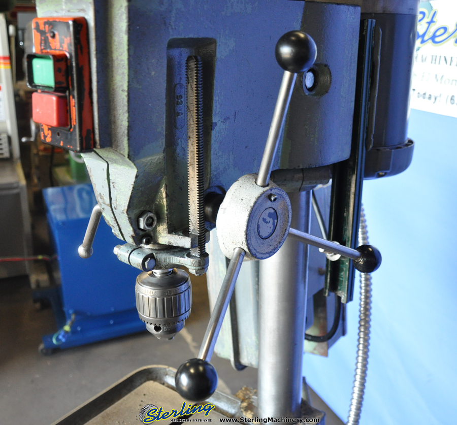 For Sale 15" Used Delta Floor Type Drill Press W/ FWD./REVERSE Foot