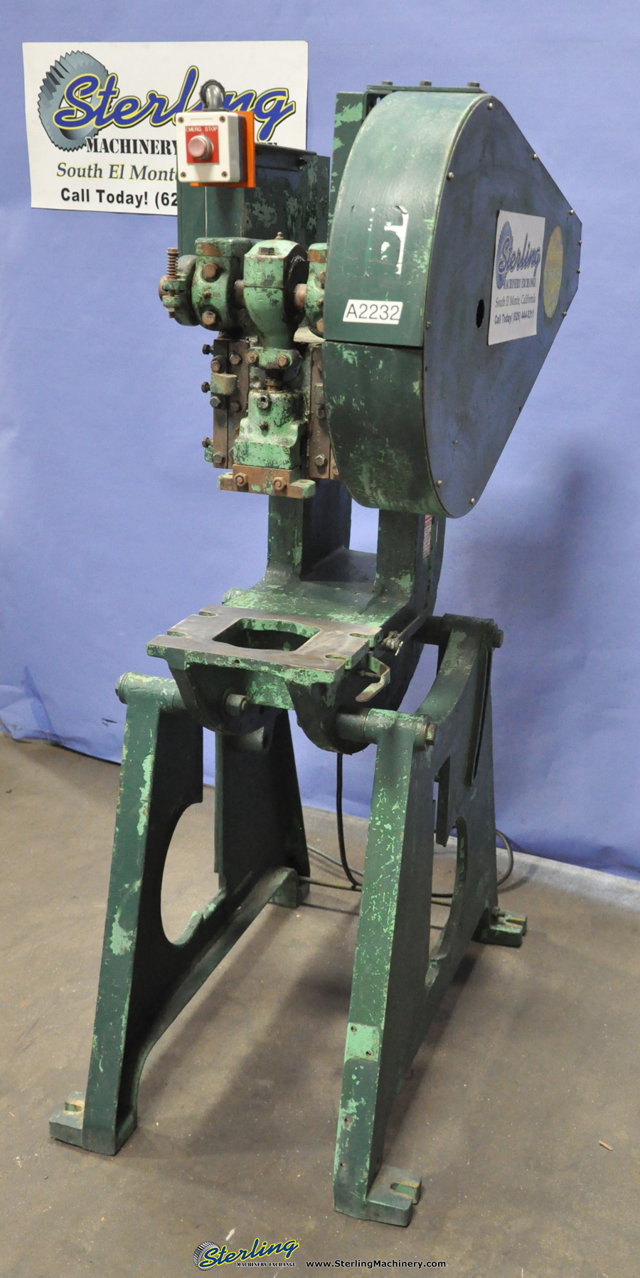 Benchmaster (Gap Frame) OBI Punch Press O.B.I. Flywheel Type Single