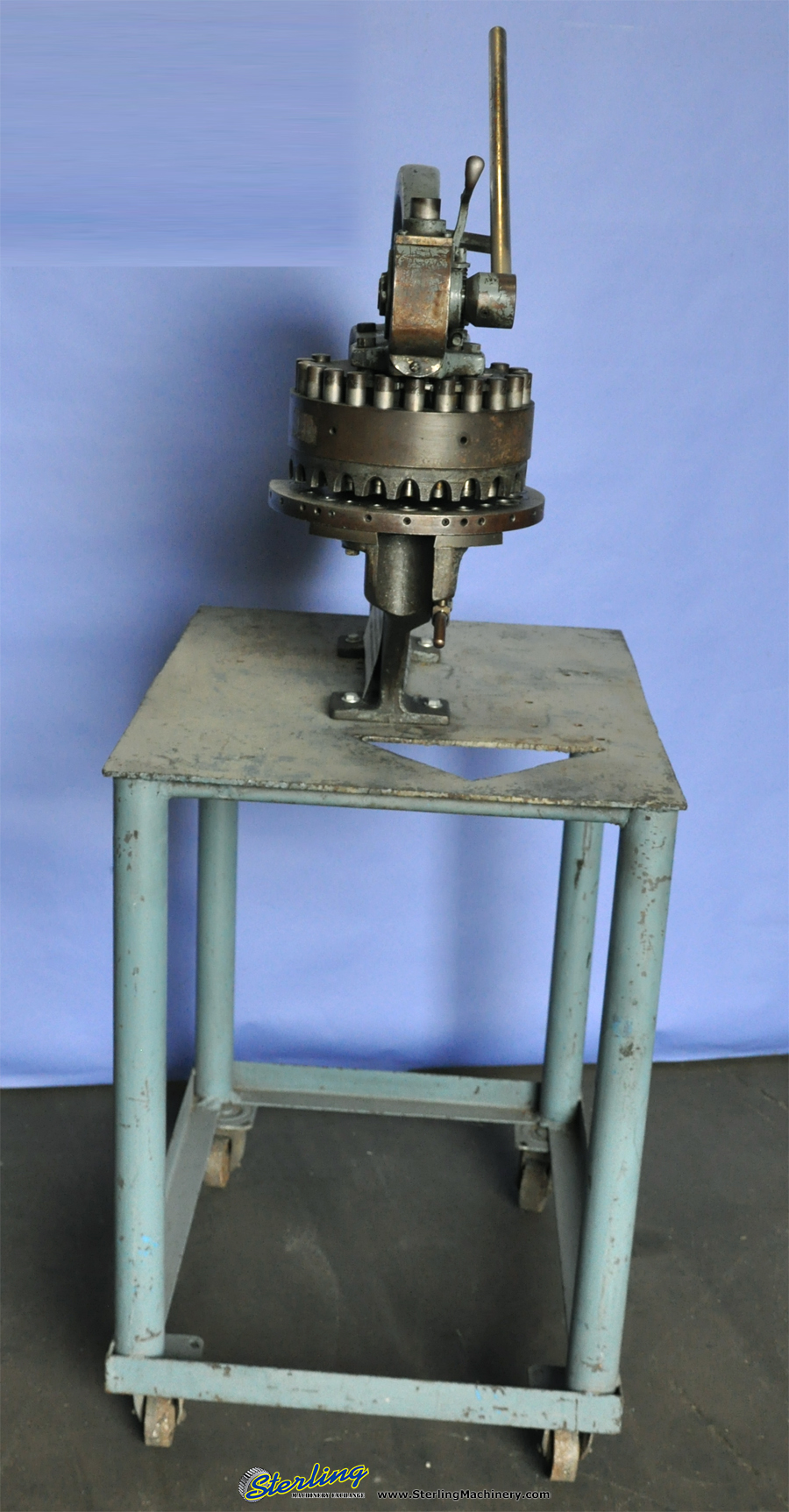 For Sale 2'' Rotex Hand Turret Punch, Mdl. 18, Punches And Dies, Stand