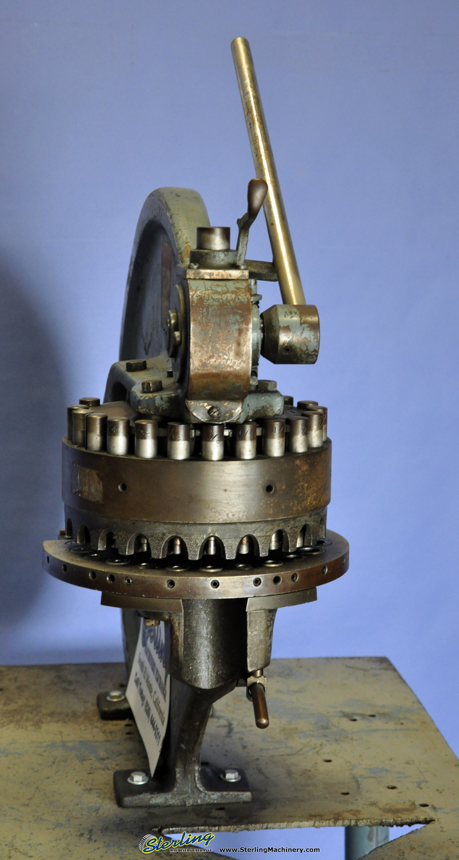 For Sale 2'' Rotex Hand Turret Punch, Mdl. 18, Punches And Dies, Stand