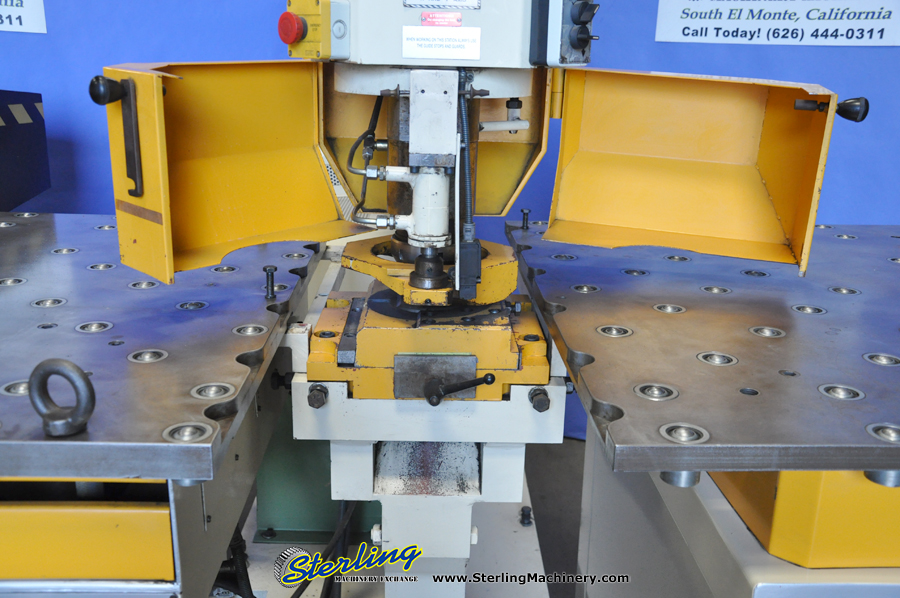 Used-Geka-Used Geka Single End CNC Punching Machine W/ Fagor CNC Control and PAXY CNC Plate Positioning & Punching System-PUMA 110/E-750-A2282-032