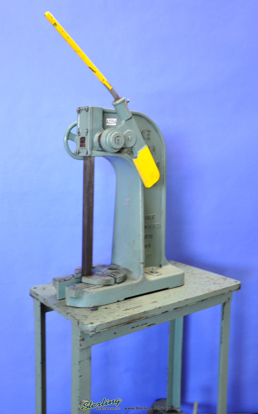 For Sale 3 Ton Used Dake Ratchet Arbor Press, Mdl. 1 1/2 B, Heavy Duty