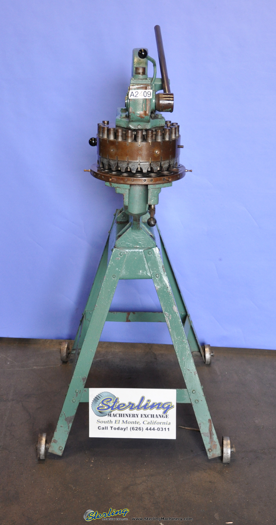 Used Rotex Hand Turret Punch Portable Punches Sterling Machinery