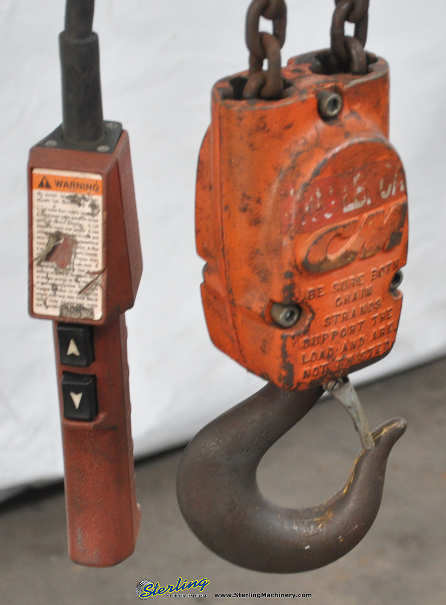 For Sale 2 Ton Used Coffing 2 Ton Hoist with Portable A Frame Gantry