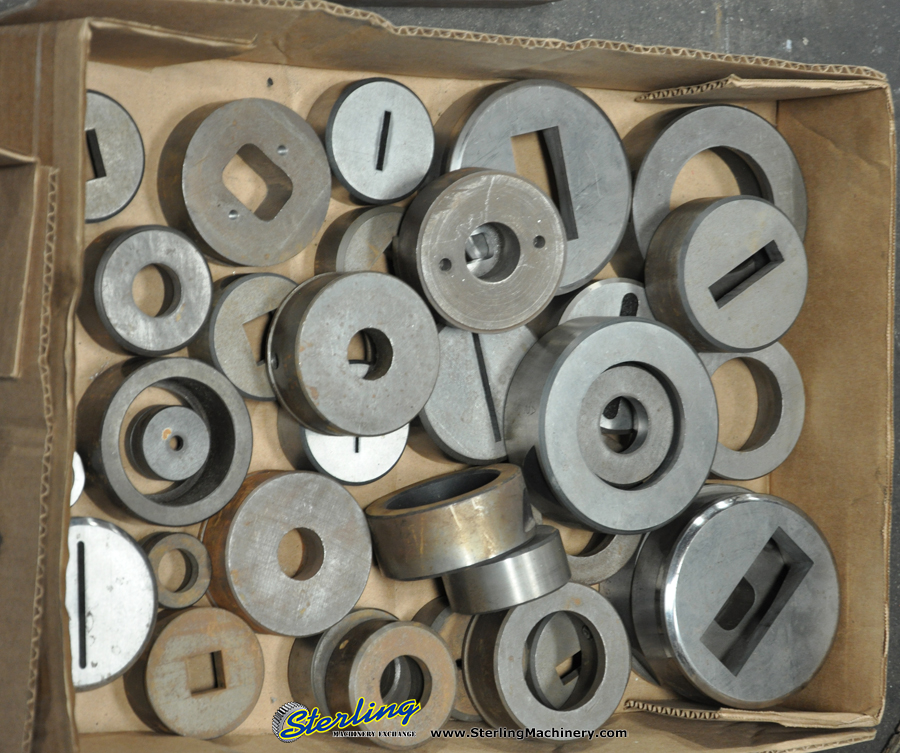 For Sale 5 Ton Used Roper Whitney Kick Punch, Mdl. 68, Punches & Dies