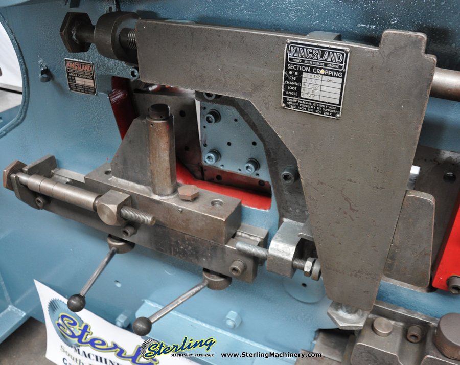 Used-Kingsland-Used Kingsland Mechanical Heavy Duty Muiti Station Ironworker-J25, TYPE XA-A2467-017
