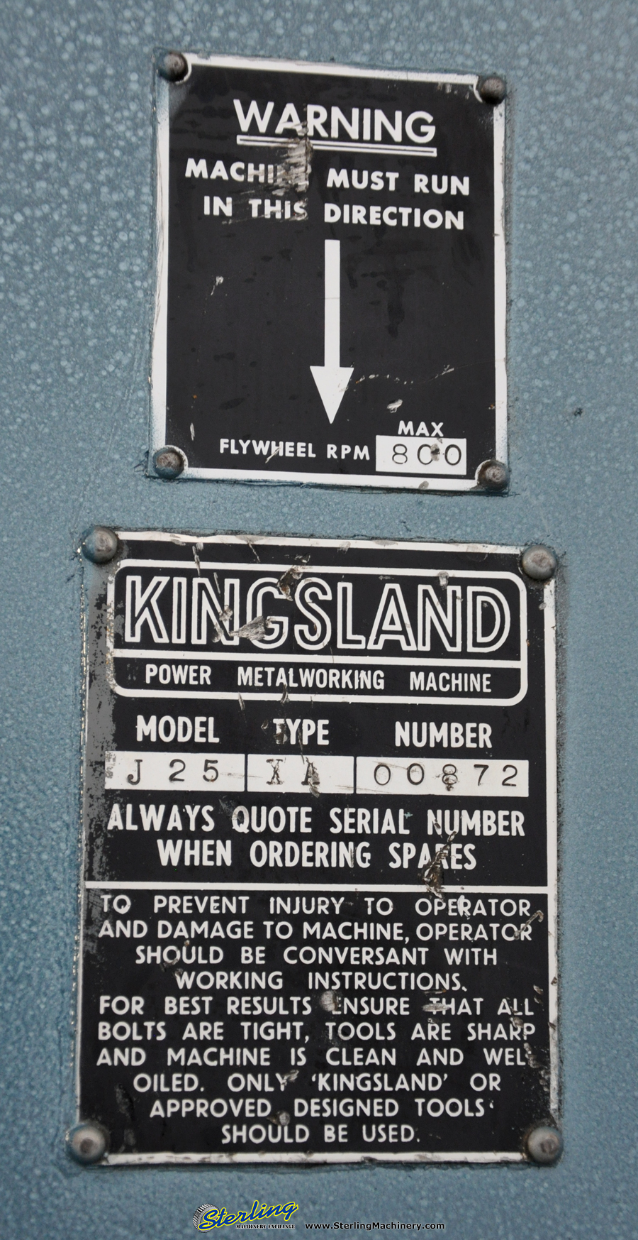 Used-Kingsland-Used Kingsland Mechanical Heavy Duty Muiti Station Ironworker-J25, TYPE XA-A2467-020