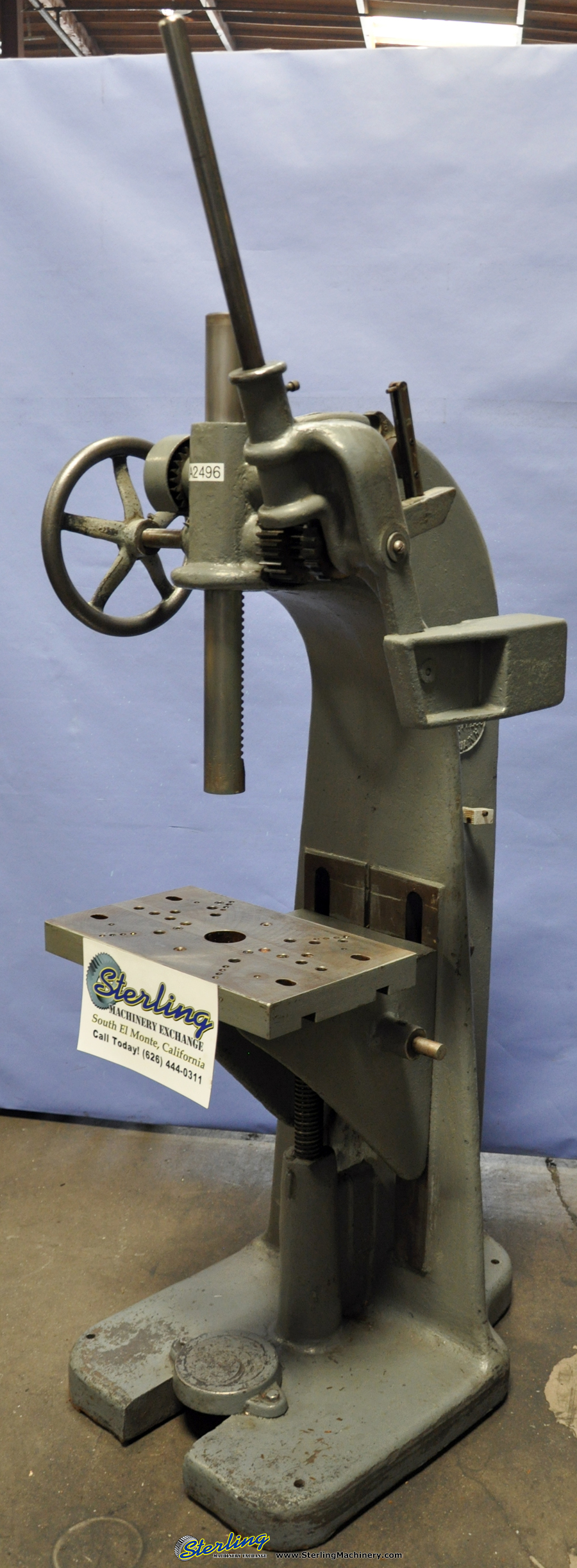 Used Greenerd Ratchet Floor Type Arbor Press Sterling Machinery