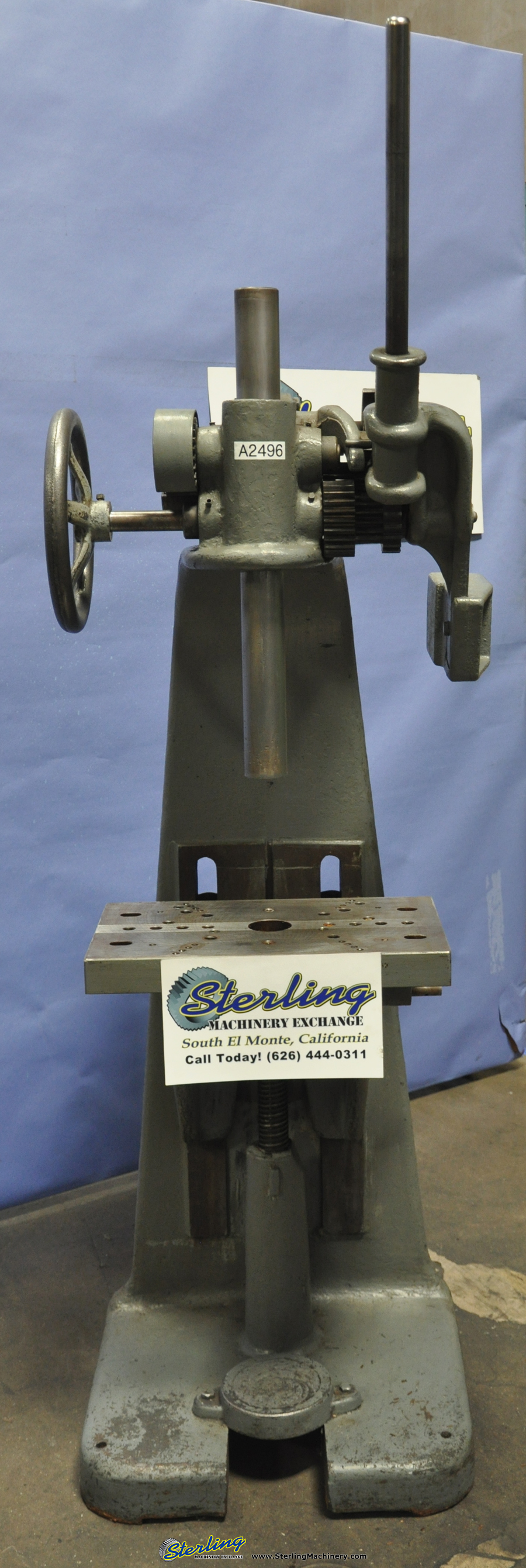 Used Greenerd Ratchet Floor Type Arbor Press Sterling Machinery