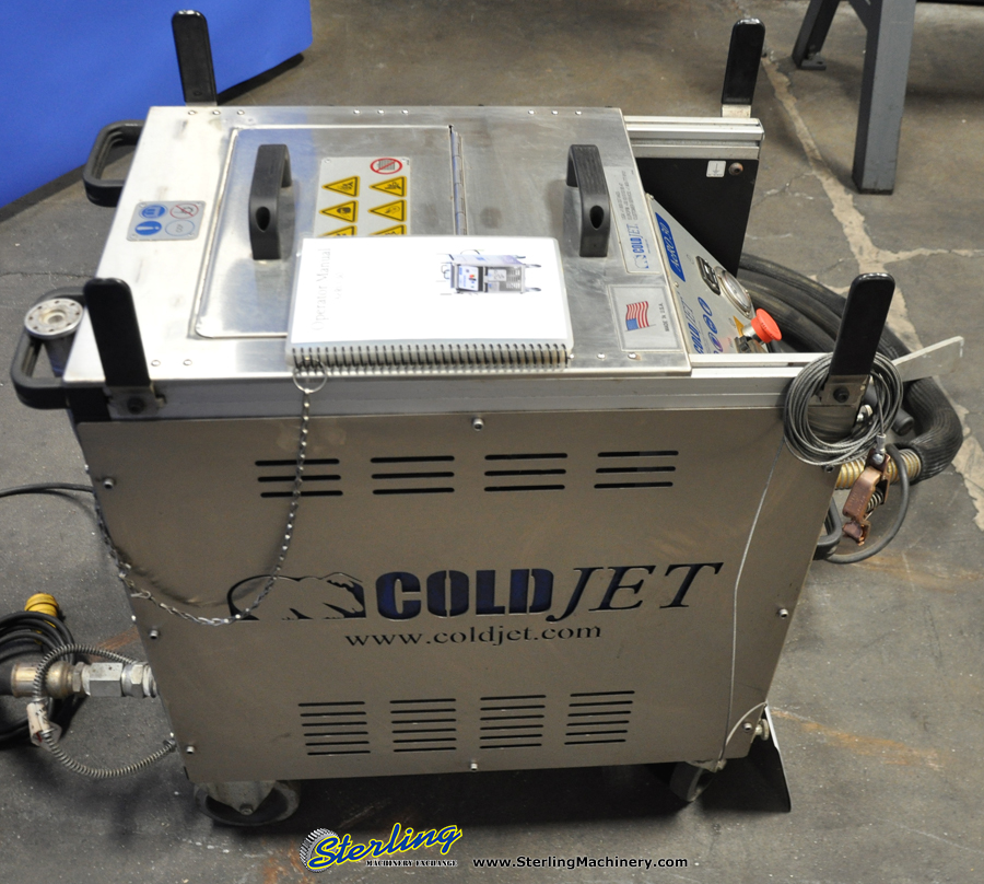 USED COLDJET 2A0150 Ice Blasting Machine Blast Cleaning/Air & Suction