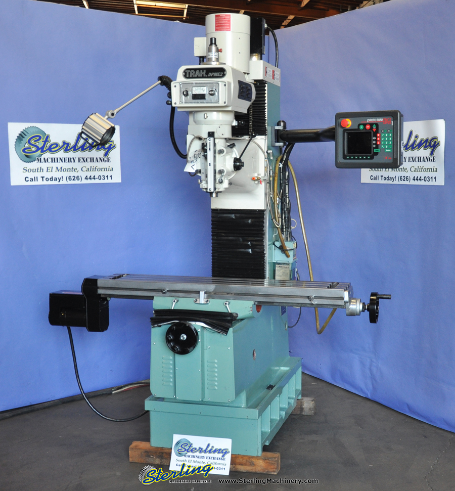 For Sale: 9" x 49" Used Trak Bed Type 2 Axis CNC Milling Machine with a